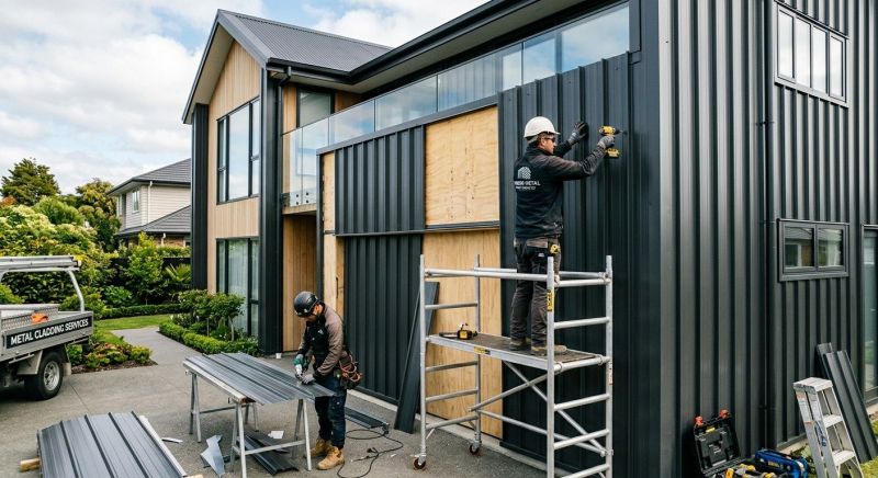 Exterior Cladding Painting Service