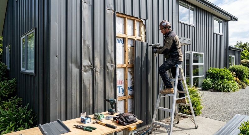Exterior Cladding Painting Service